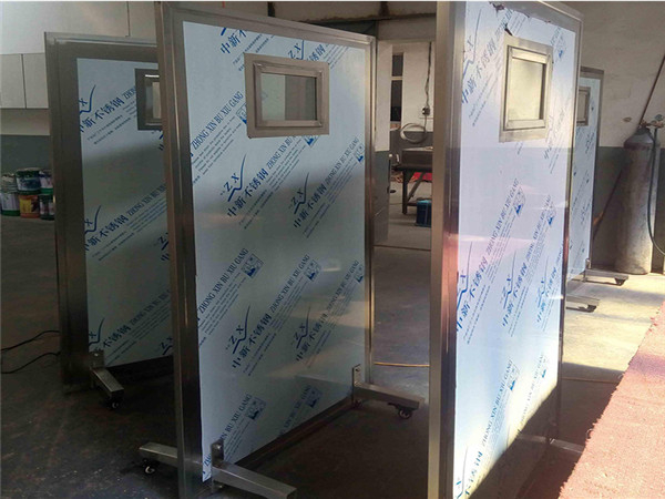 医用防辐射铅屏风 射线防护铅屏风